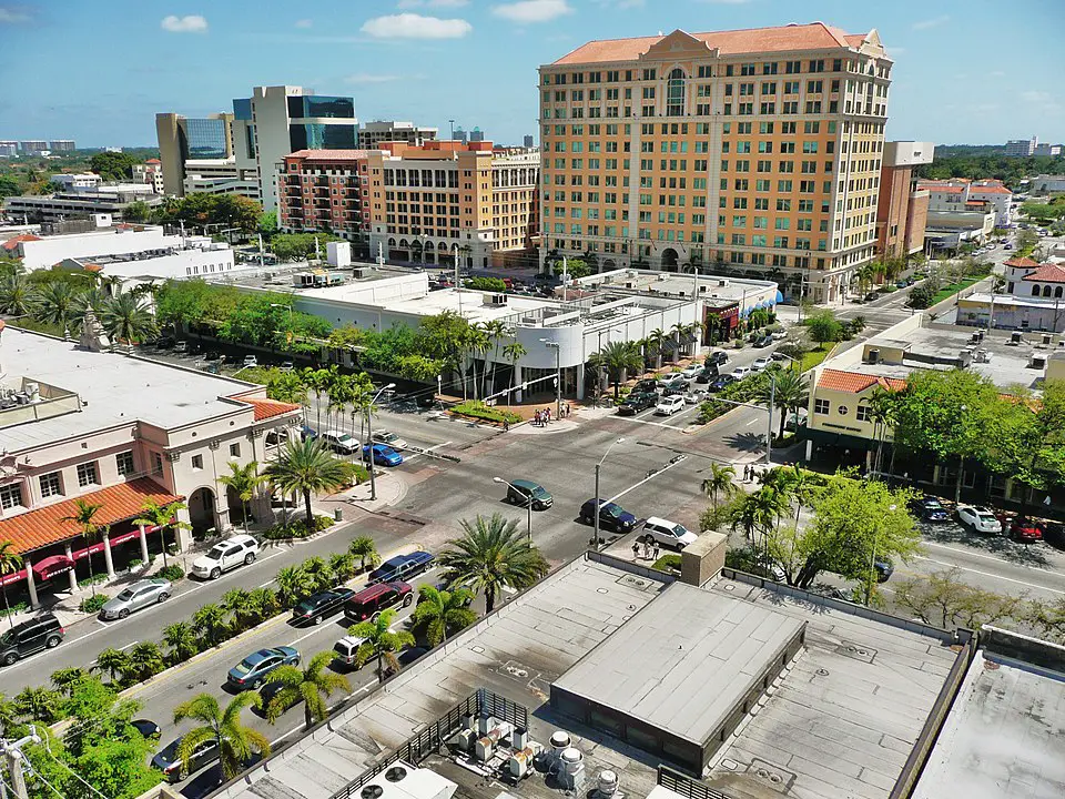 Miracle Mile in Coral Gables, Miami FL