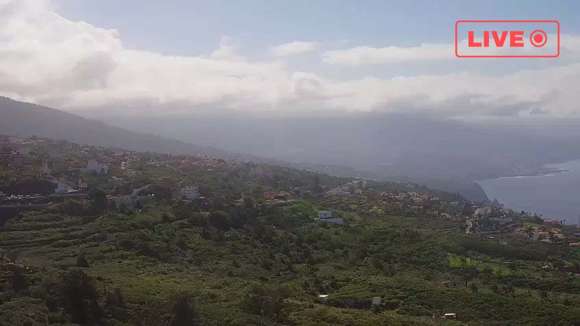 View over Teide and Puerto de la Cruz from El Sauzal, Tenerife