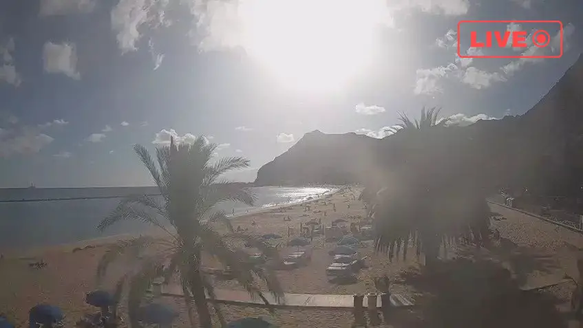 Playa de Las Teresitas - Tenerife Live cam