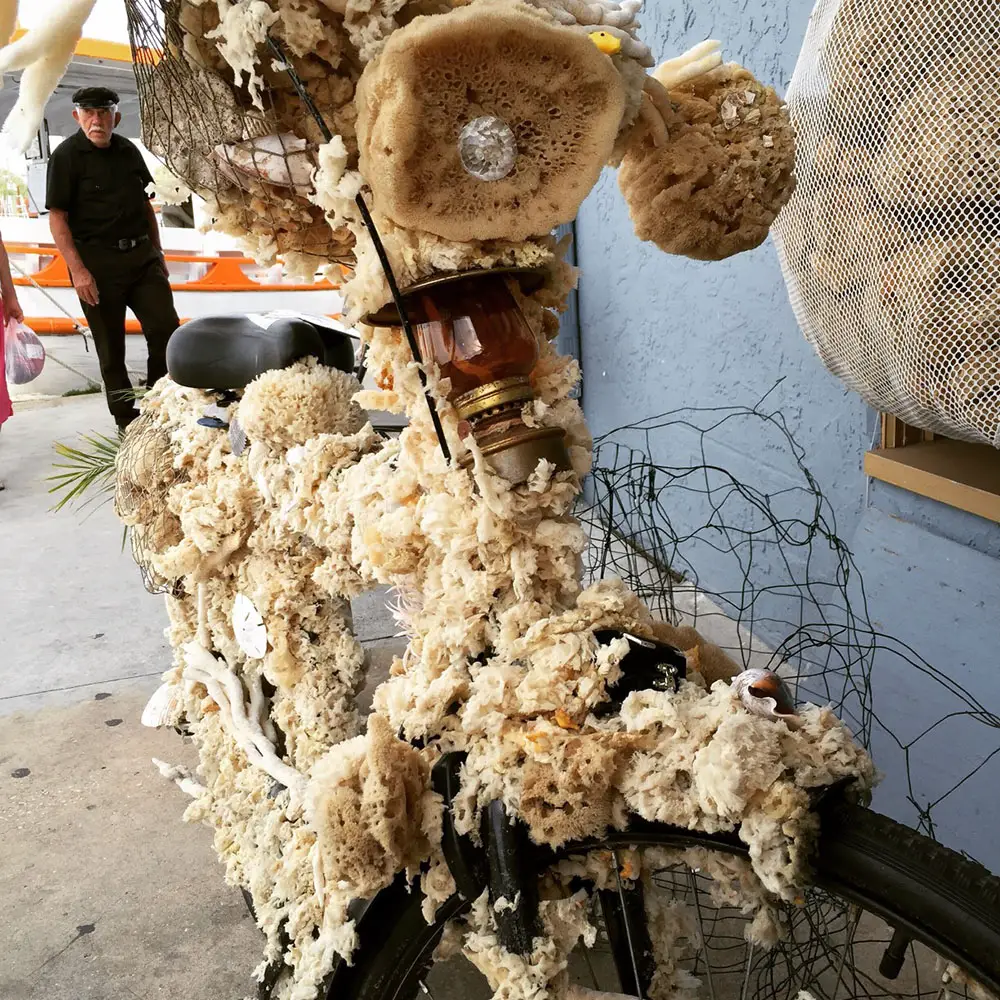 Lots of sea sponges at the docks in Tarpon Spring