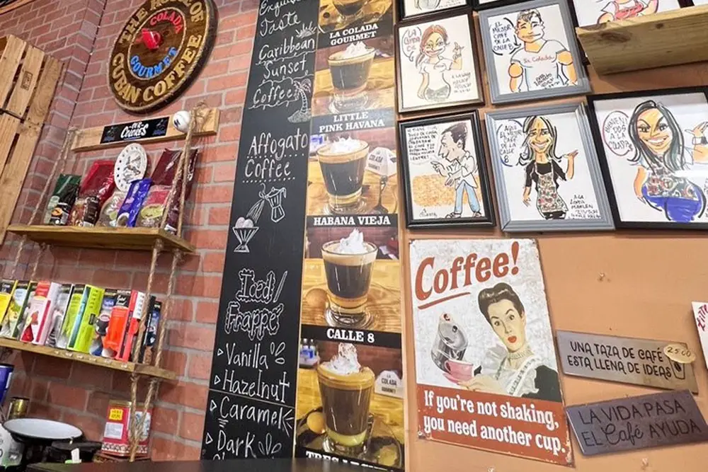 Inside La Colada Gourmet in Little Havana, Miami