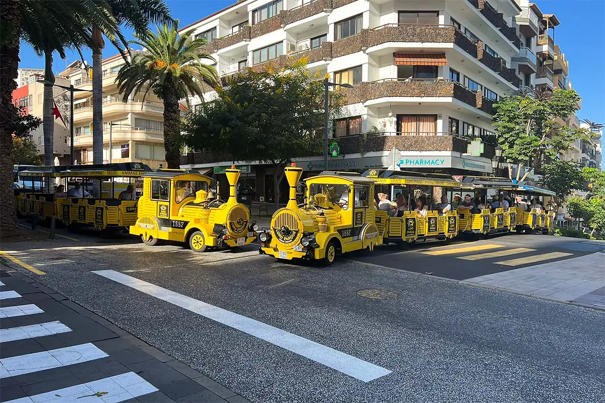 The Loro Parque train in Puerto de la Cruz