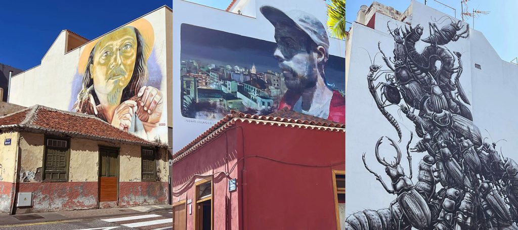 Street art in the old town of Puerto de la Cruz, Tenerife