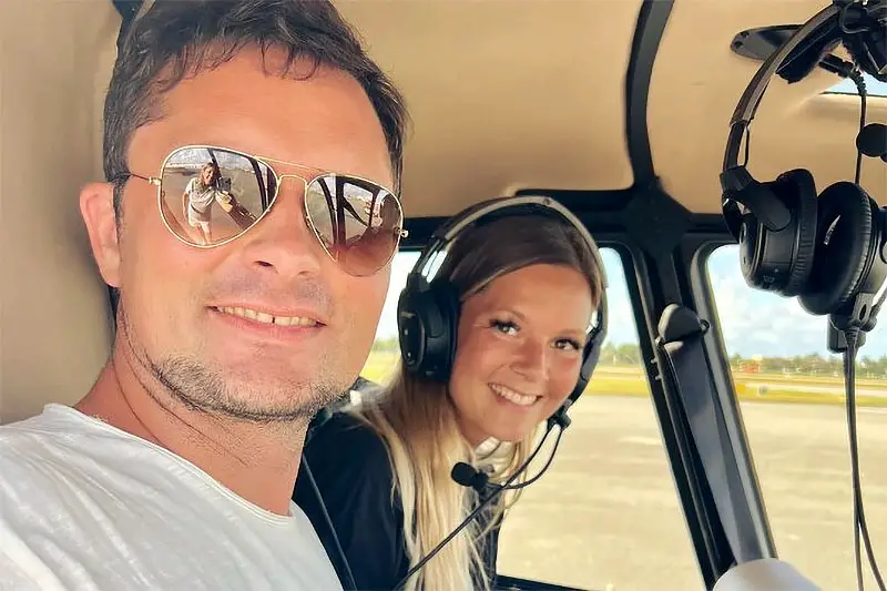 Take a romantic helicopter tour over Miami