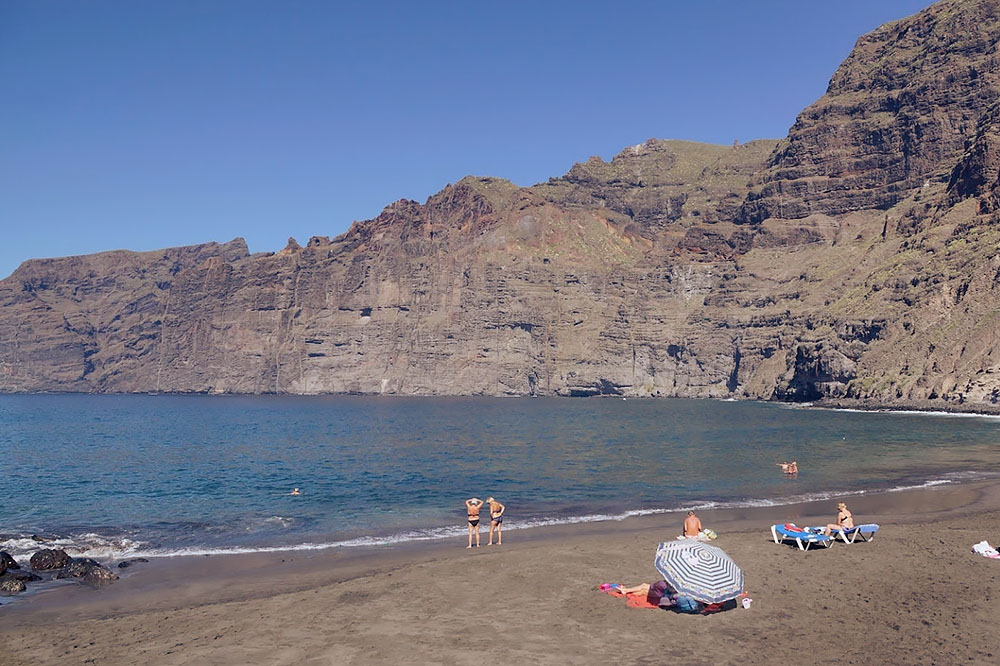Playa de los Guios in Los Gigantes, Tenerife