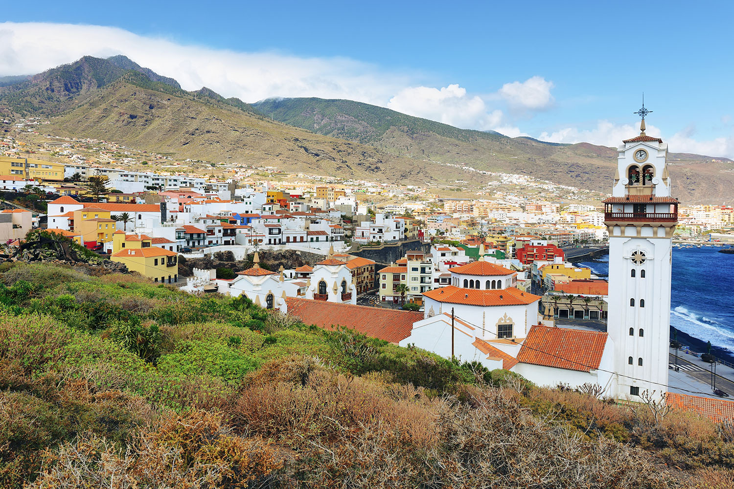 The city of Candelaria, Tenerife