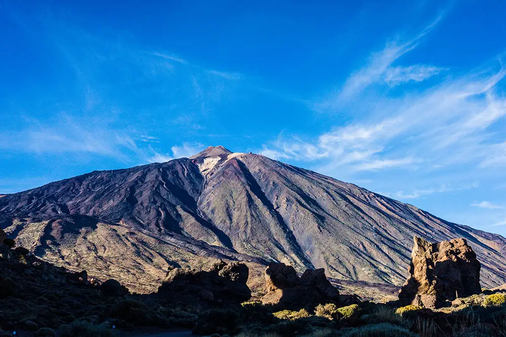 An amazing view of Mount Teide
