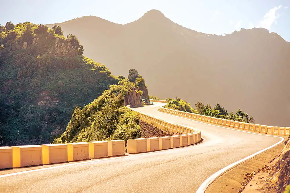 Scenic route in Anaga Rural Park