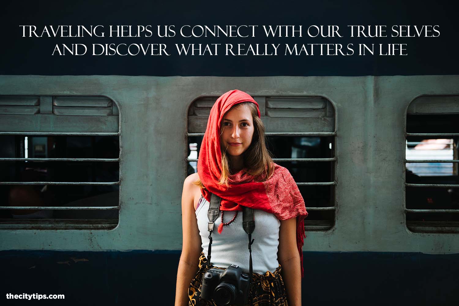 "Traveling helps us connect with our true selves and discover what really matters in life." by Anonymous