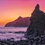 Sunset at La Caleta Beach, Tenerife