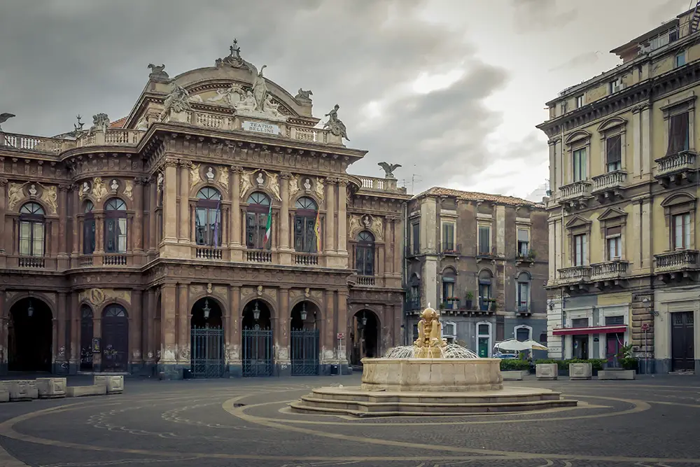 Bellini Theater in Catania - Sicily, Italy